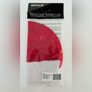 Sporti Santa hat swim cap
